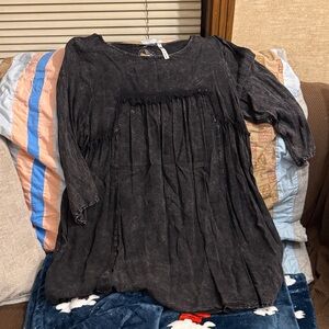 Chic Black Tunic Top